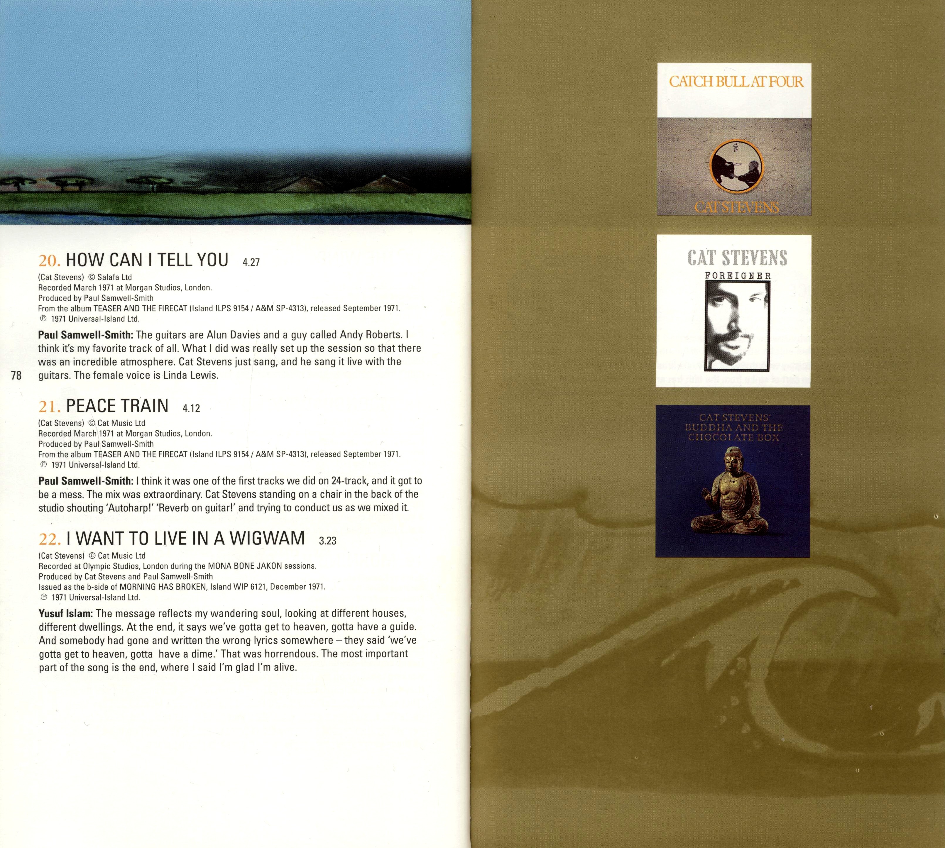 Cat Stevens  The Boxset : Booklet41